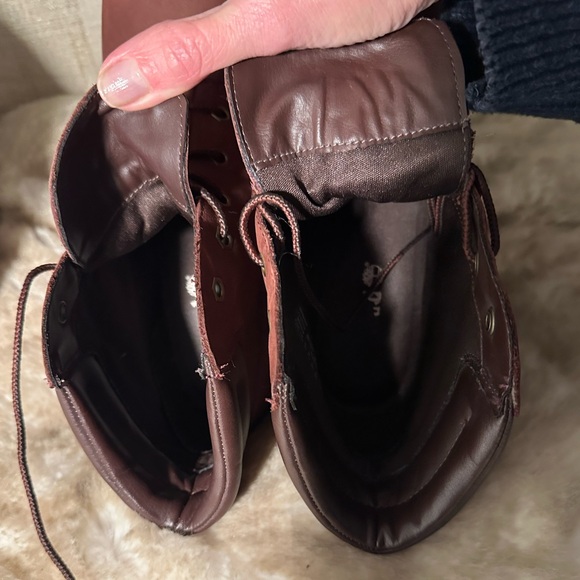 Timberland 6” Amston Wedge Ankle Boots- Dark Port Burgundy Nubuck/Black Q39 - Picture 8 of 10